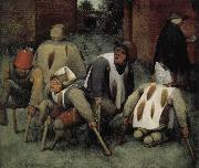 Pieter Bruegel Beggars who oil painting artist
